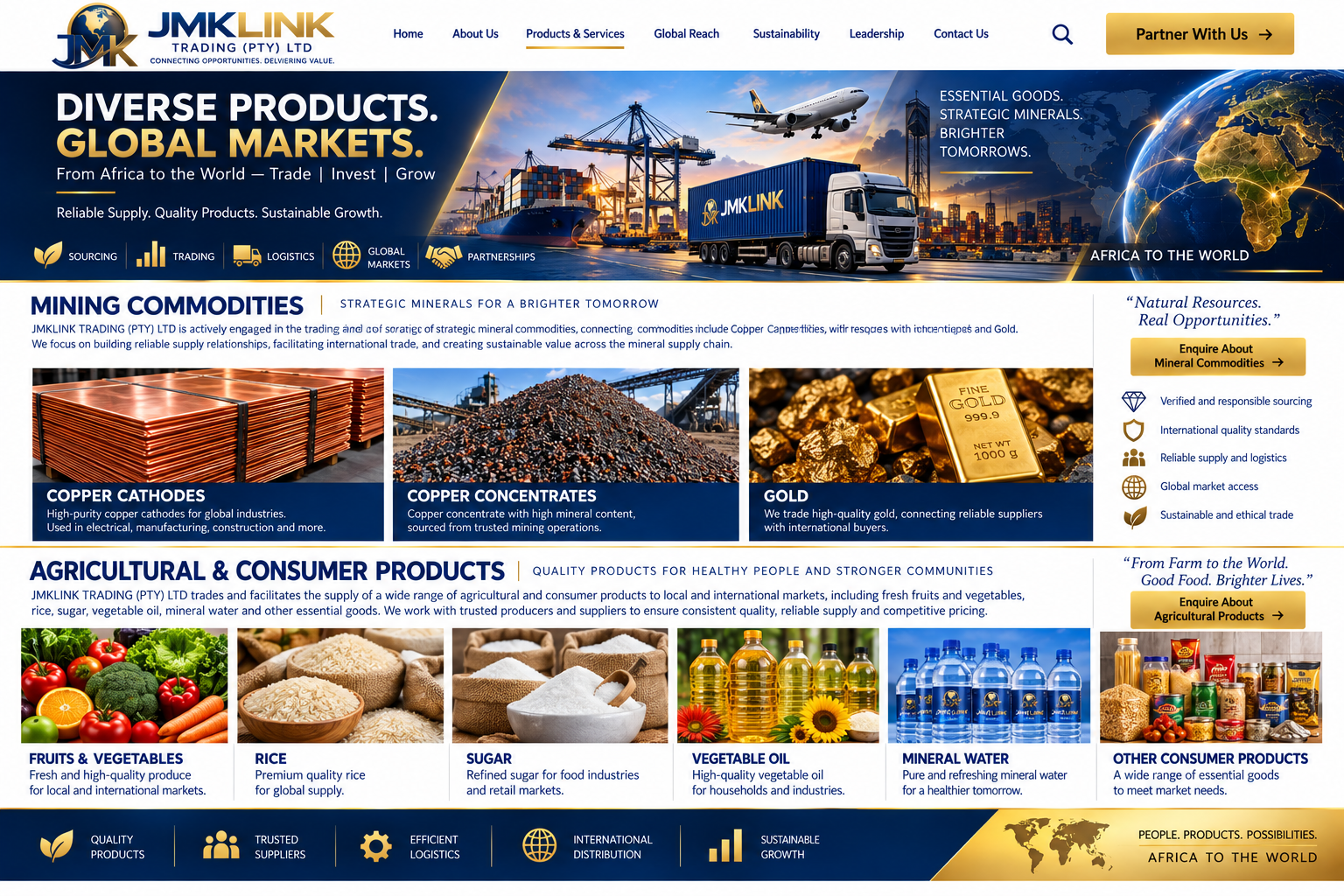 Agricultural and consumer products